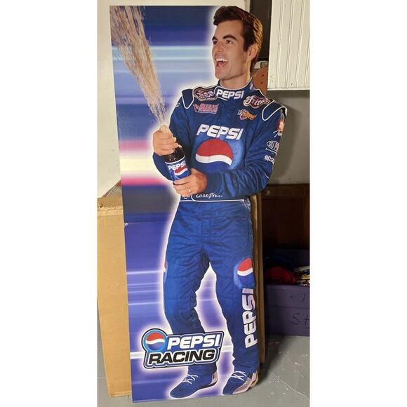 Brand New Jeff Gordon, Pepsi Racing 6’ Cardboard Cutout NASCAR - Picture 2 of 3